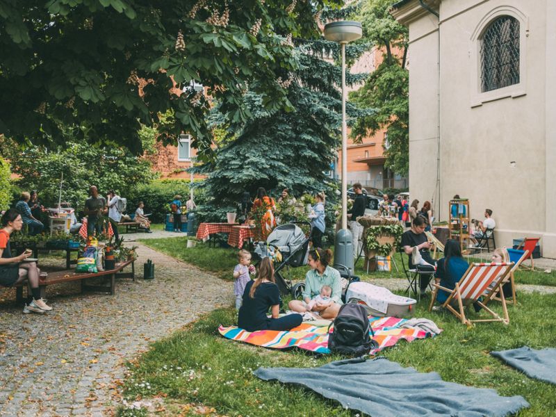 Atrium Žižkov - zahrada