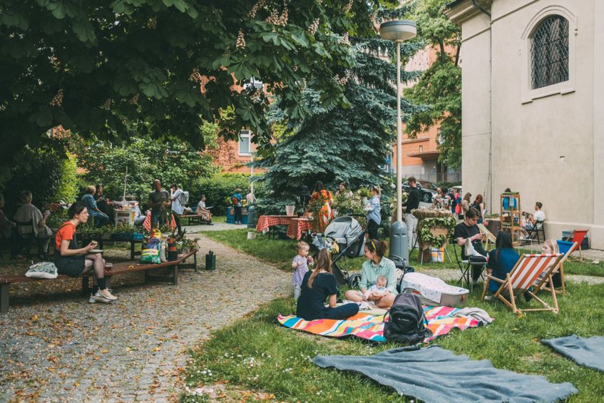 Atrium Žižkov - zahrada