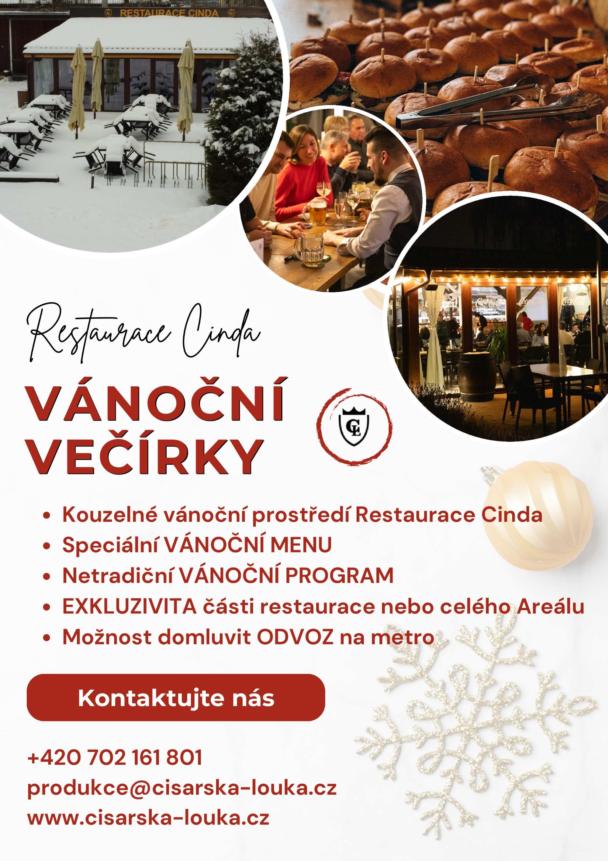 Areál Císařská louka  - Restaurace Cinda 